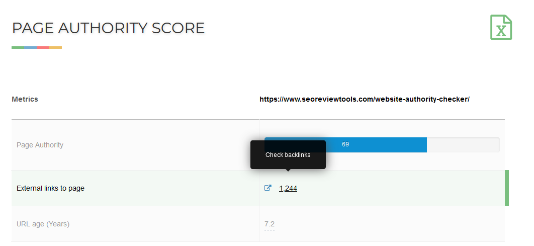 Domain Authority Checker